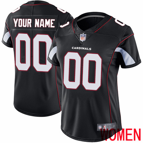 Limited Black Women Alternate Jersey NFL Customized Football Arizona Cardinals Vapor Untouchable->customized nfl jersey->Custom Jersey